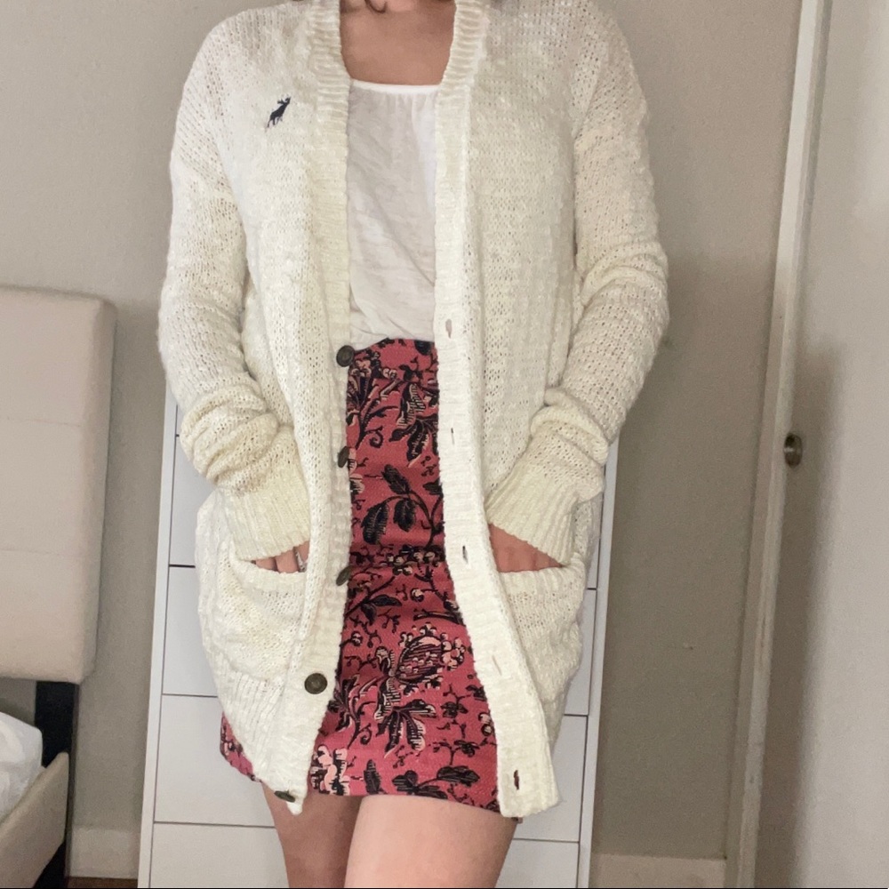 Abercrombie Long knitted cardigan